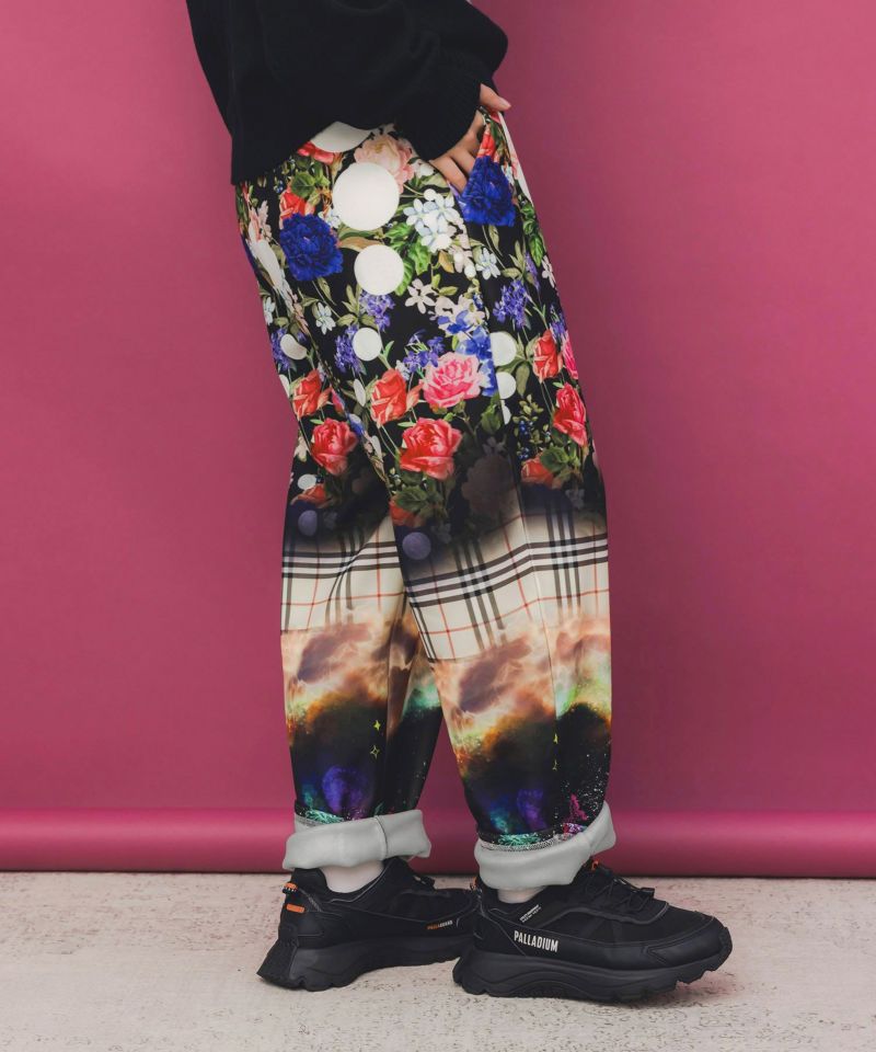 ダークメルヘン風3柄展開ボンディングパンツ-4