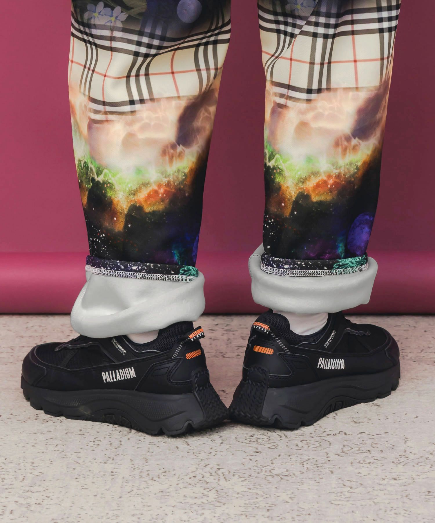 ダークメルヘン風3柄展開ボンディングパンツ-8