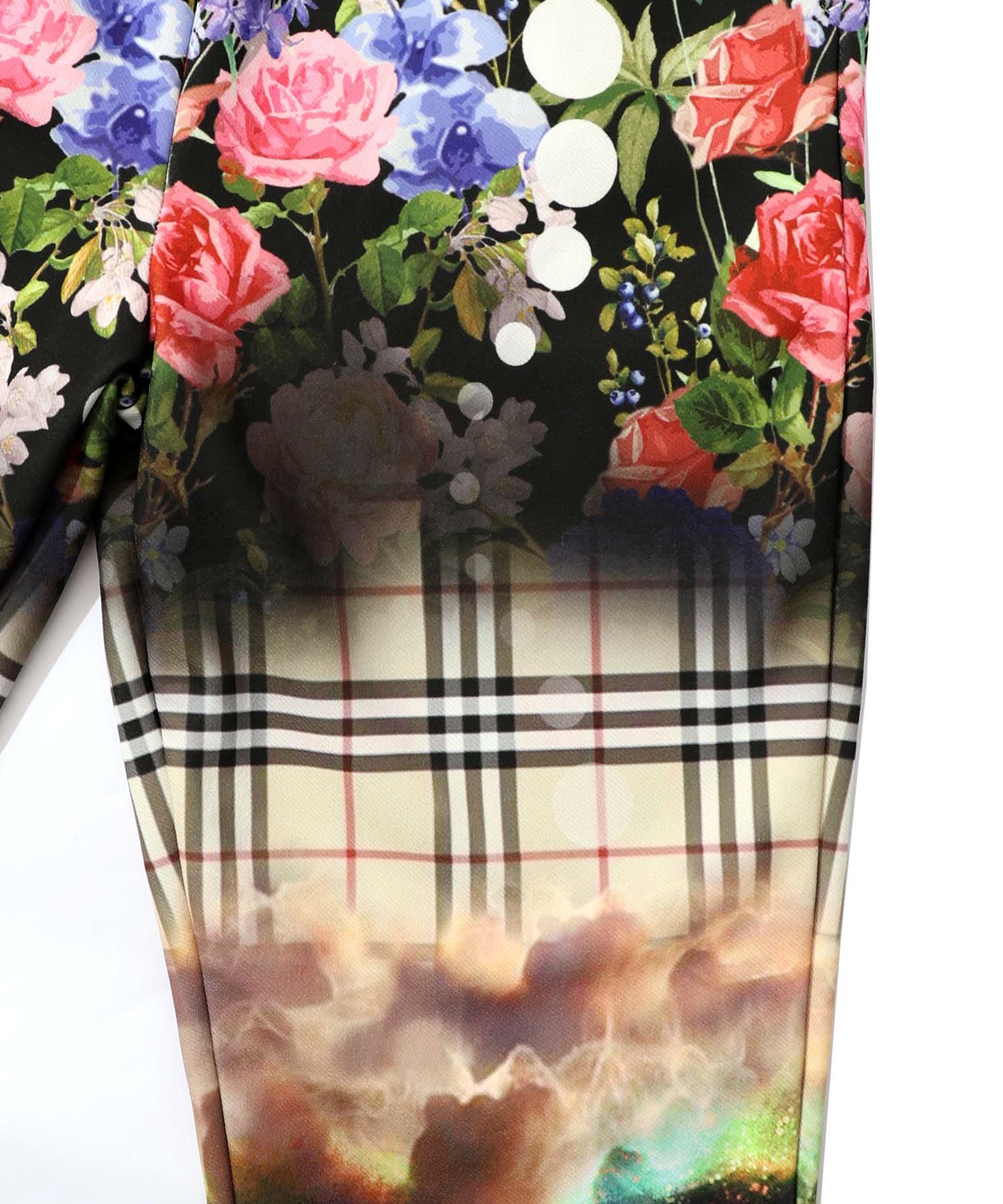 ダークメルヘン風3柄展開ボンディングパンツ-12