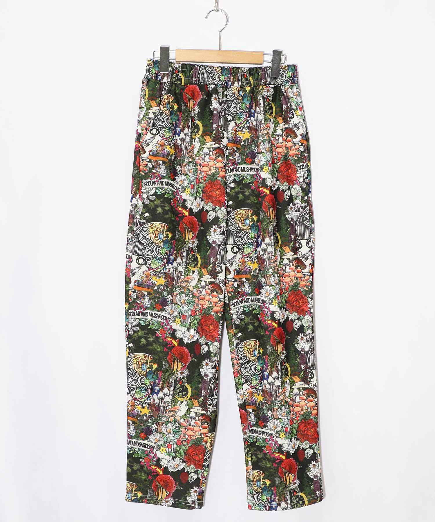 ダークメルヘン風3柄展開ボンディングパンツ-13