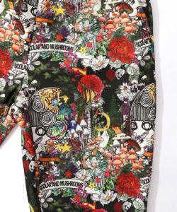 ダークメルヘン風3柄展開ボンディングパンツ-14