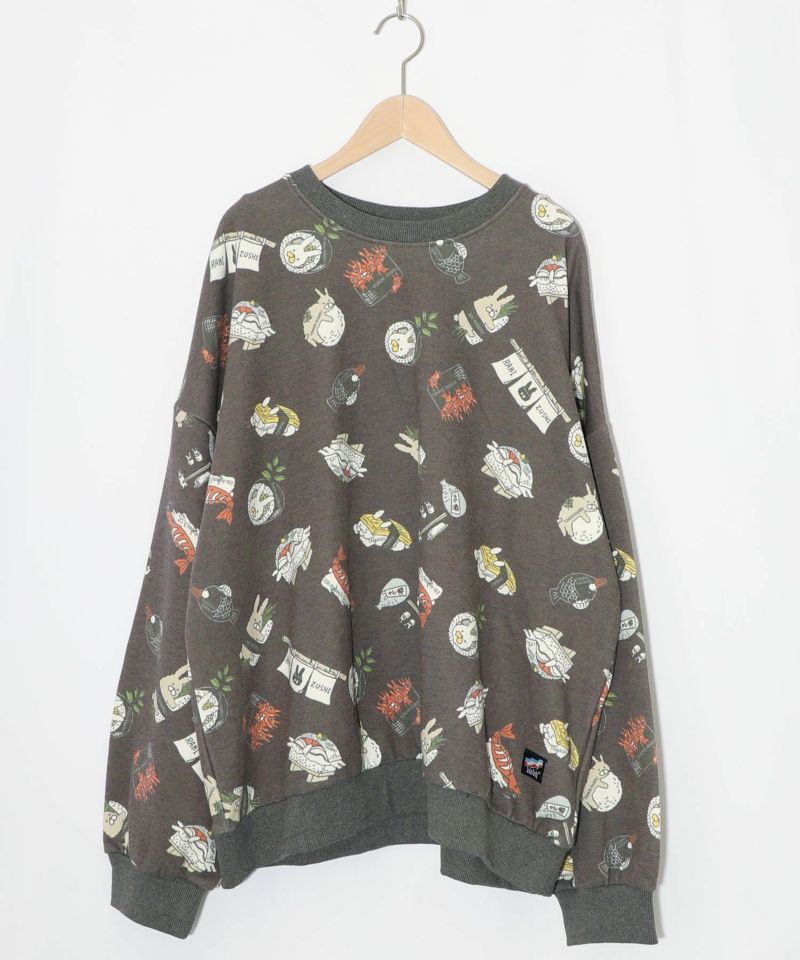 ラビル寿司尽くし裏毛プルオーバー-14