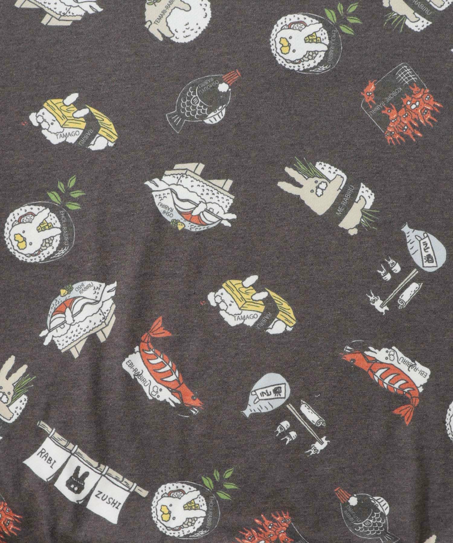 ラビル寿司尽くし裏毛プルオーバー-15