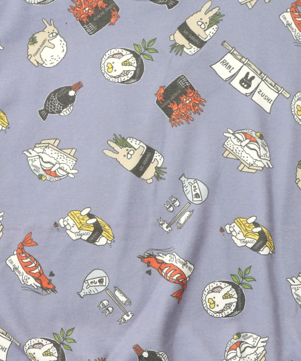 ラビル寿司尽くし裏毛プルオーバー-17