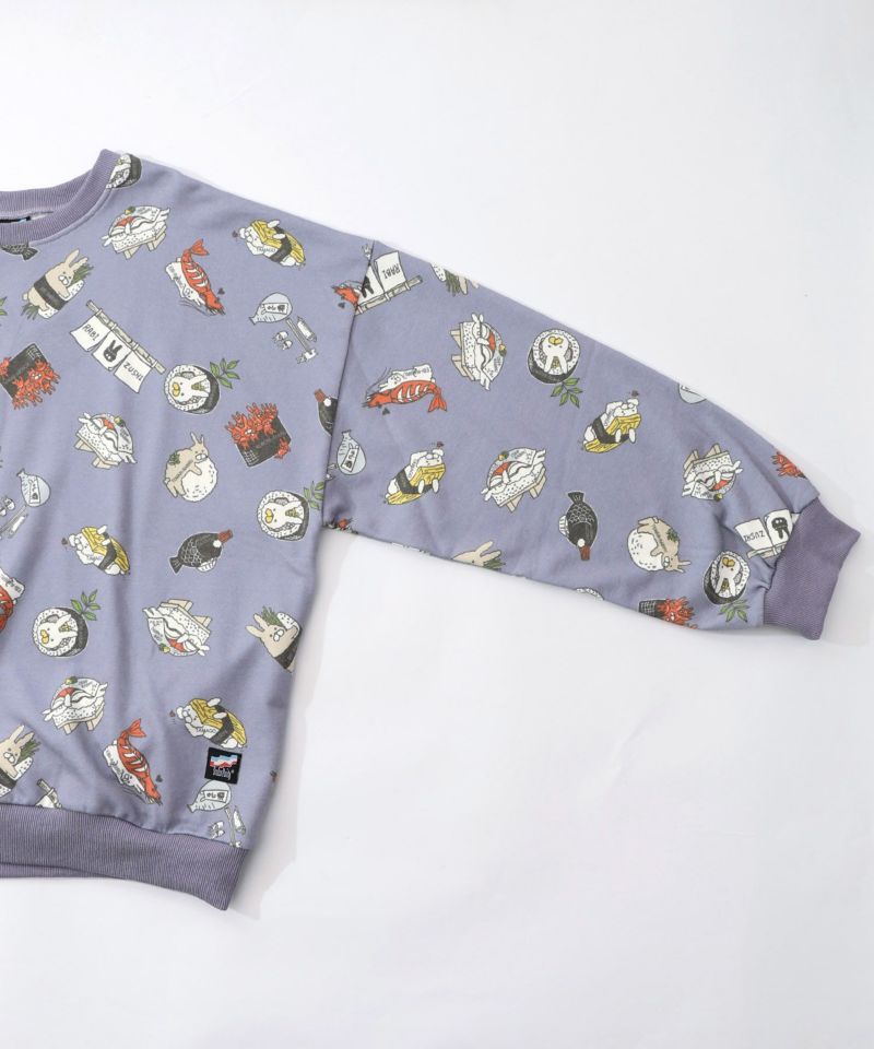 ラビル寿司尽くし裏毛プルオーバー-19