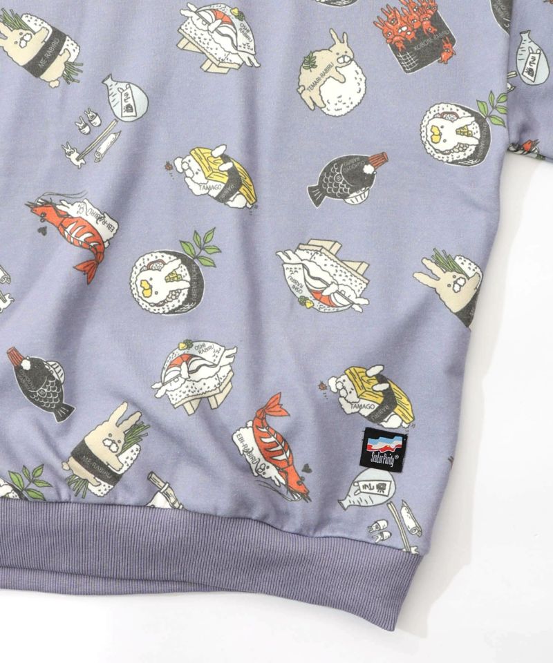 ラビル寿司尽くし裏毛プルオーバー-20