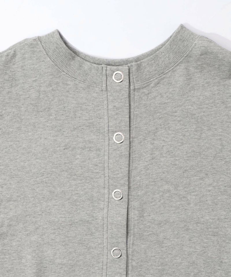 裾蝶刺繍2wayミニ裏毛カーディガン-17
