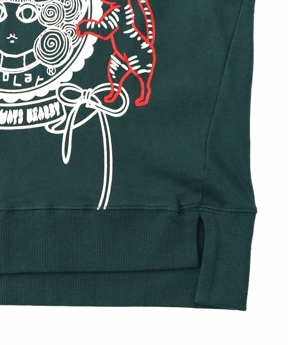 ポップ柄リメイク風ミニ裏毛プルオーバー-18