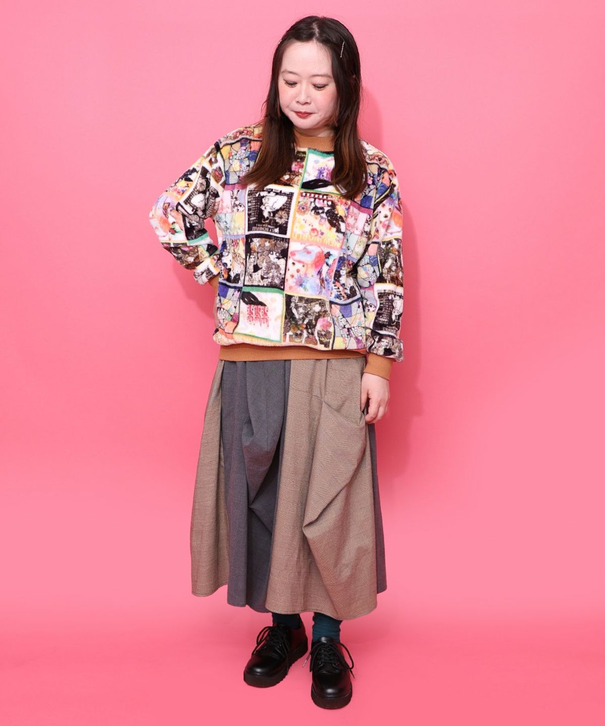 3柄展開両面フランネルプルオーバー-16