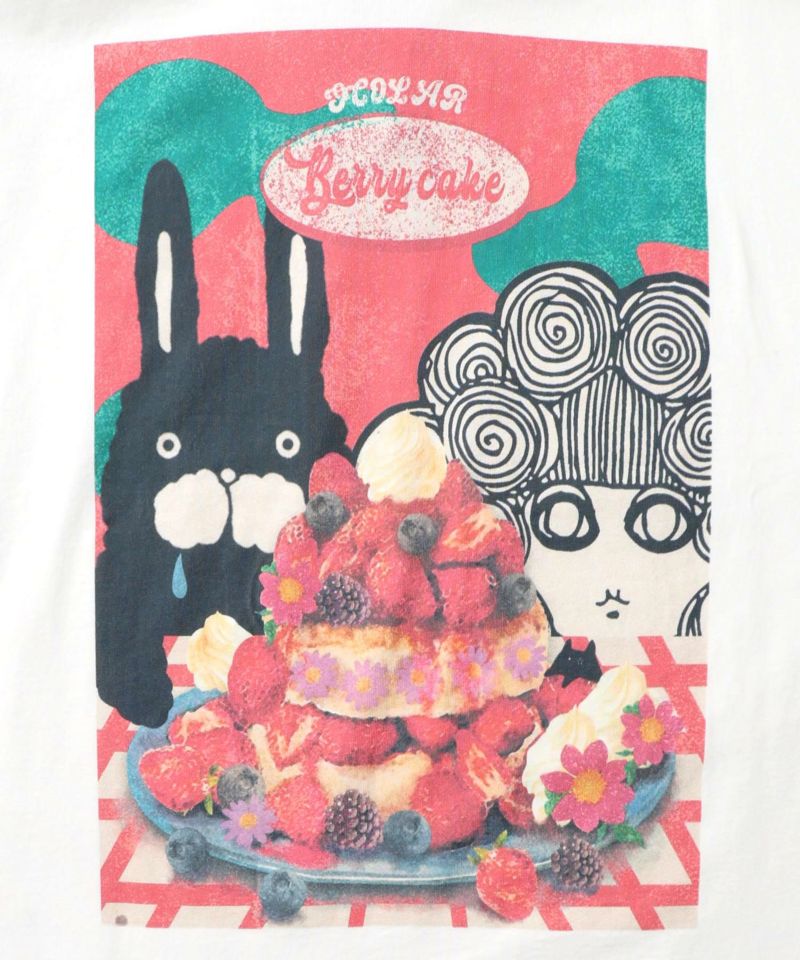 ベリーパンケーキ柄メロー加工プルオーバー-9