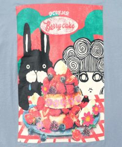 ベリーパンケーキ柄メロー加工プルオーバー-13