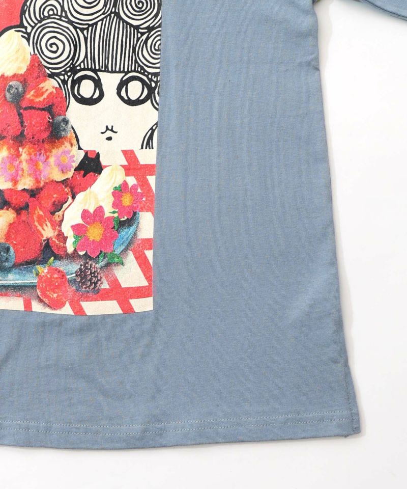 ベリーパンケーキ柄メロー加工プルオーバー-16