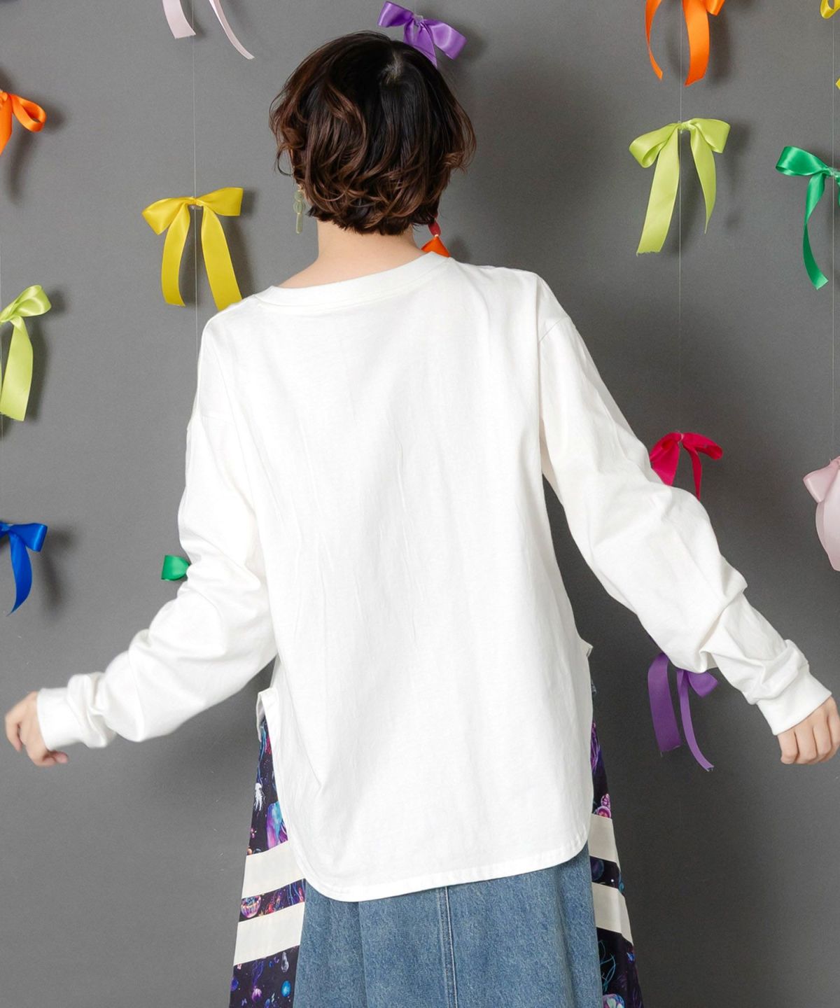 スカラーわんちゃんコレクション柄ロンT-5