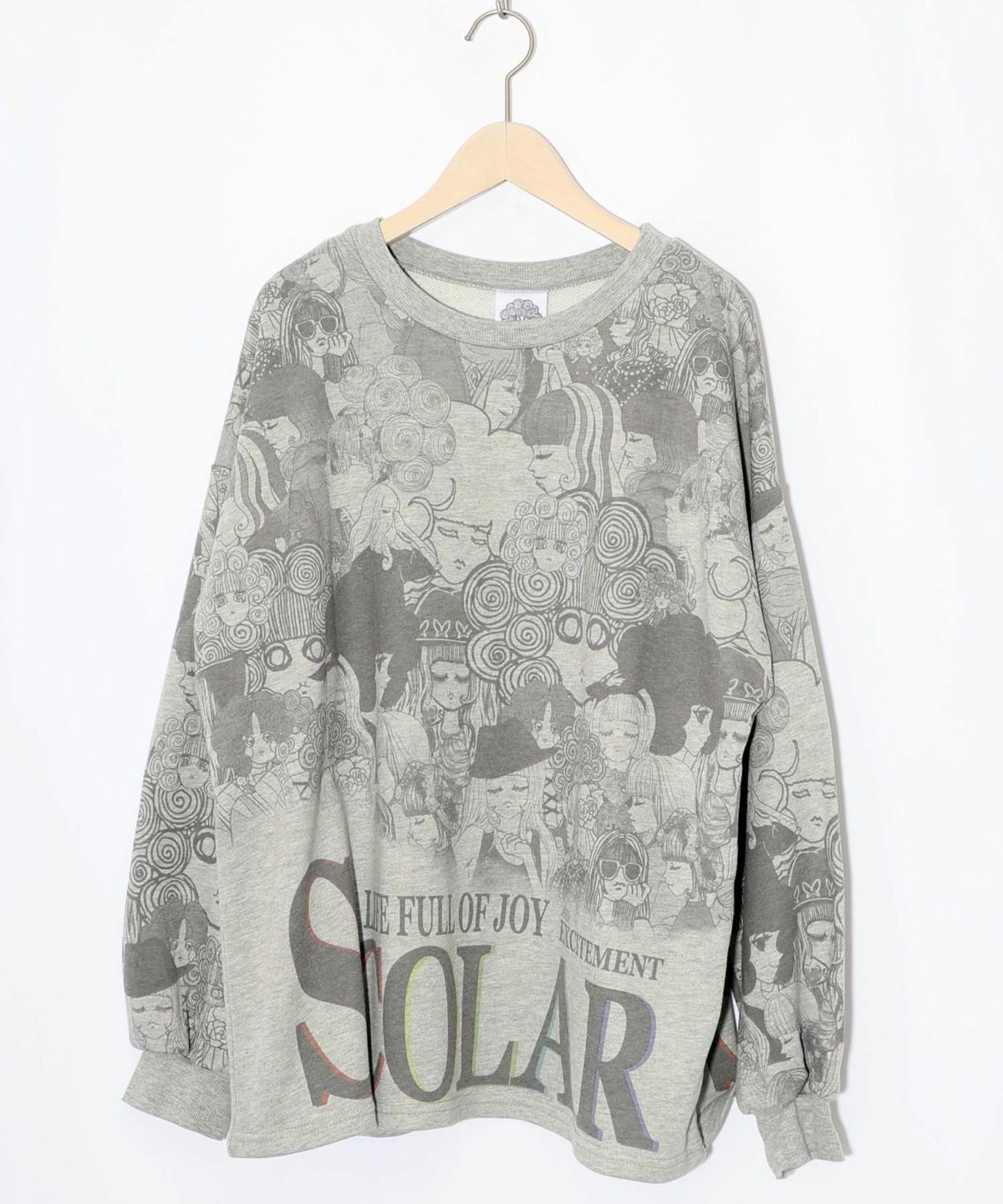 スカラーと女の子がいっぱい裏毛プルオーバー-15