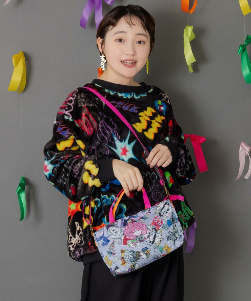 スカラーちゃん両面総柄 配色ミニショルダー-2