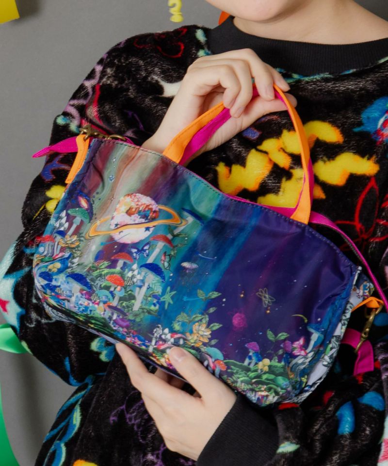 スカラーちゃん両面総柄 配色ミニショルダー-6