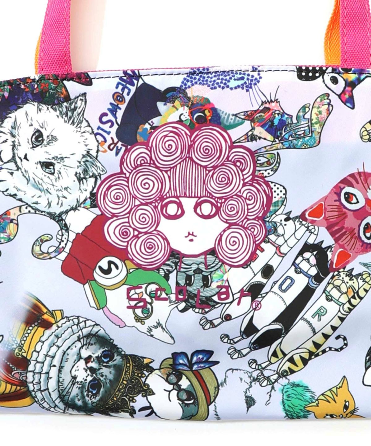 スカラーちゃん両面総柄 配色ミニショルダー-9