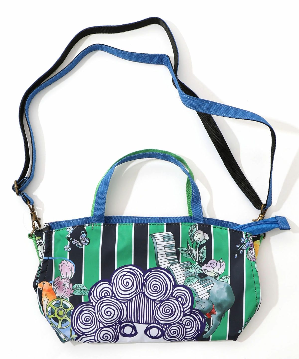 スカラーちゃん両面総柄 配色ミニショルダー-19