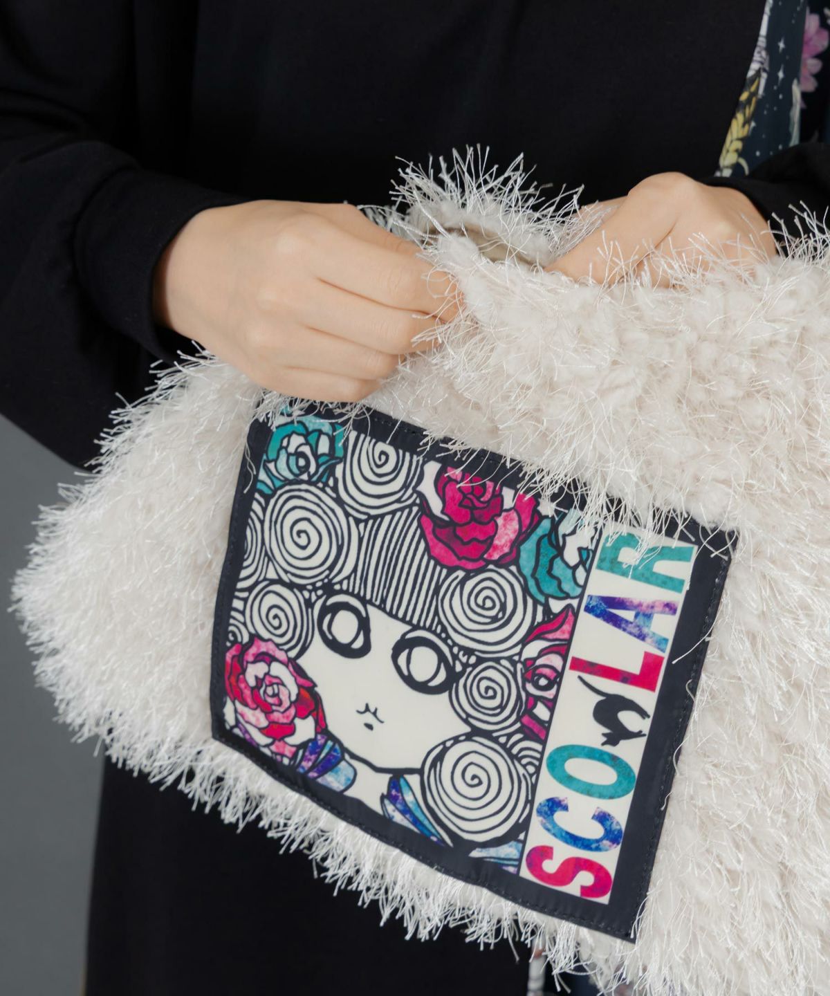 スカラーちゃんのもこもこピレネーショルダーバッグ-4