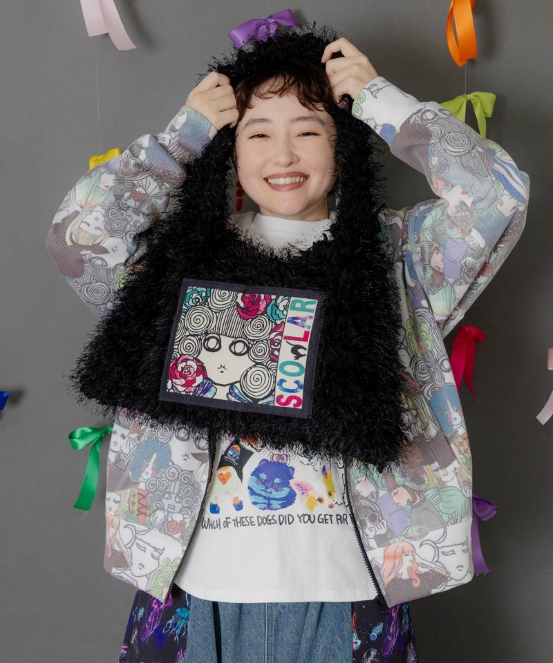 スカラーちゃんのもこもこピレネーショルダーバッグ-6