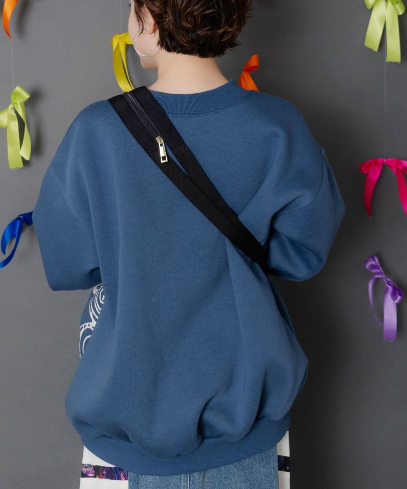 ネコ姉妹の秘密の花園柄 2wayミニリュック-4