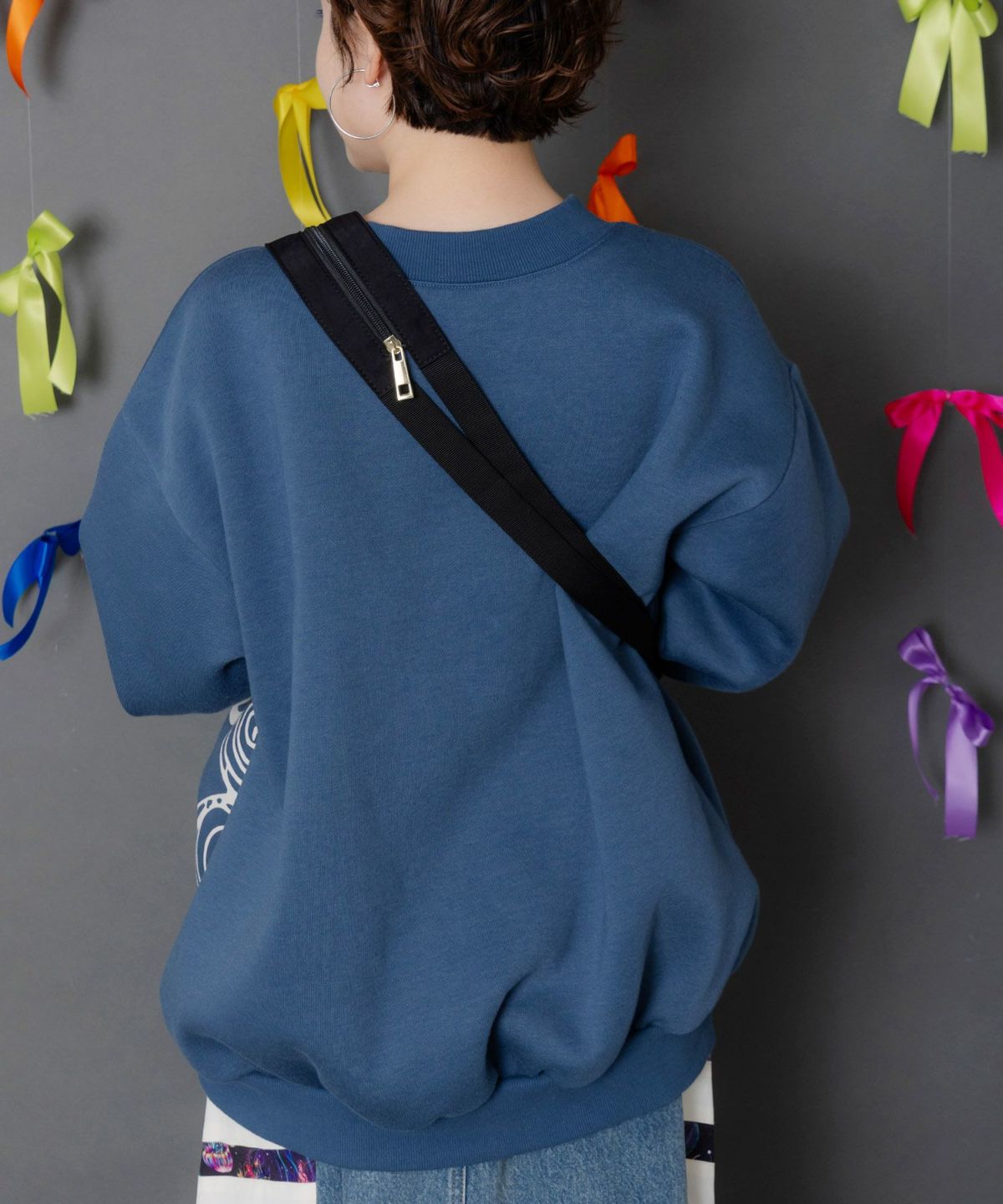 ネコ姉妹の秘密の花園柄 2wayミニリュック-4