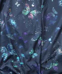 宇宙蝶柄×ジャージ生地 ジャンパースカート-18