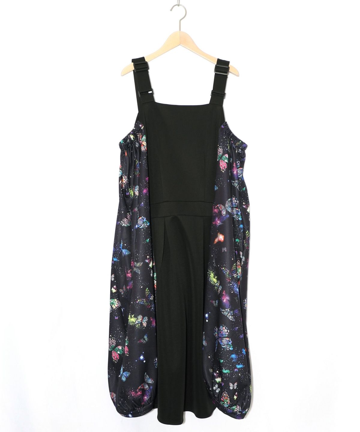 宇宙蝶柄×ジャージ生地 ジャンパースカート-19