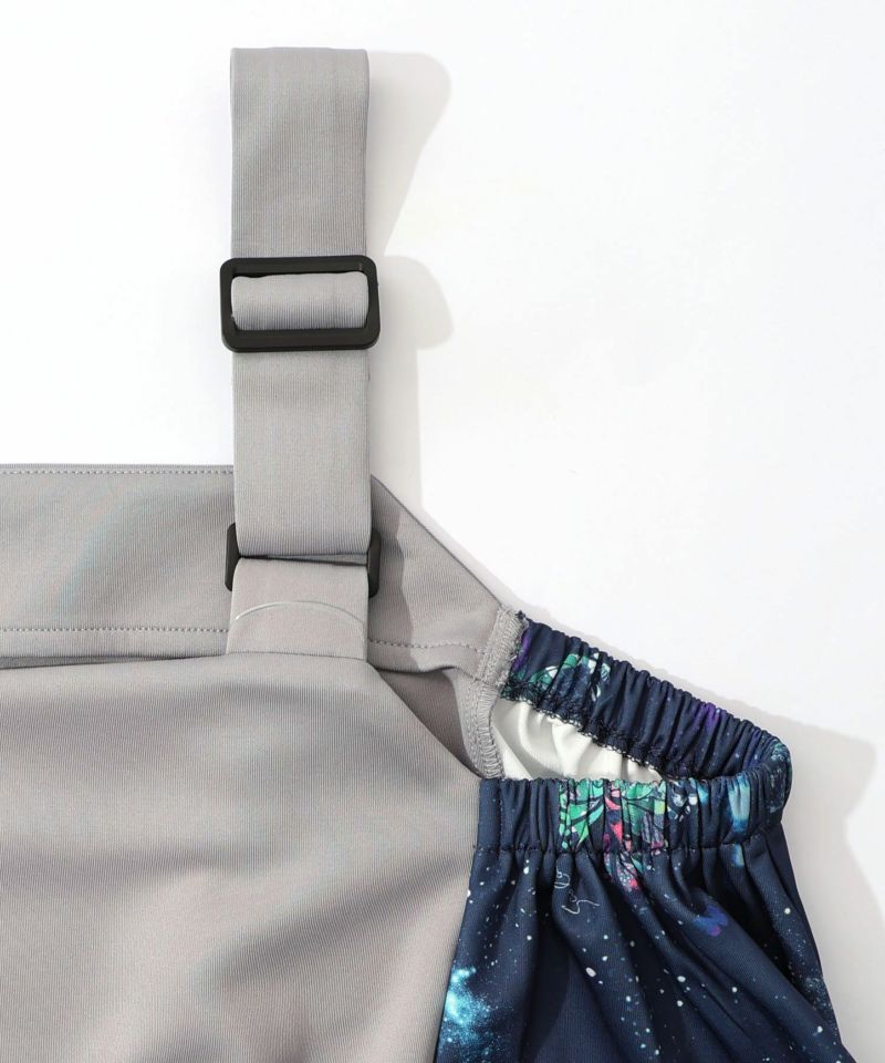 宇宙蝶柄×ジャージ生地 ジャンパースカート-22