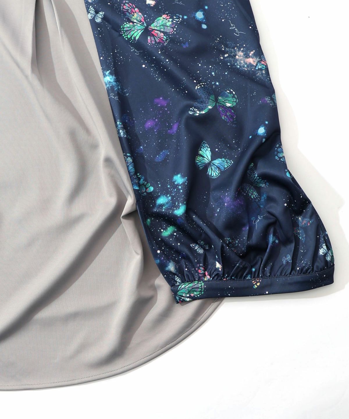 宇宙蝶柄×ジャージ生地 ジャンパースカート-23