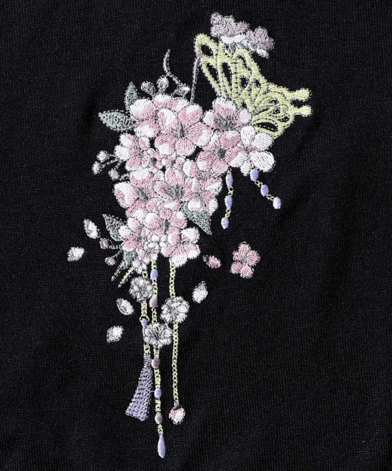 雅結×iS ScoLarコラボ 異素材切替プルオーバー-24