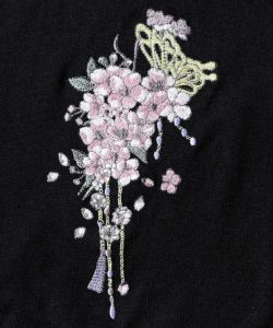 雅結×iS ScoLarコラボ 異素材切替プルオーバー-24