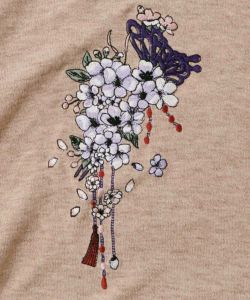 雅結×iS ScoLarコラボ 異素材切替プルオーバー-28