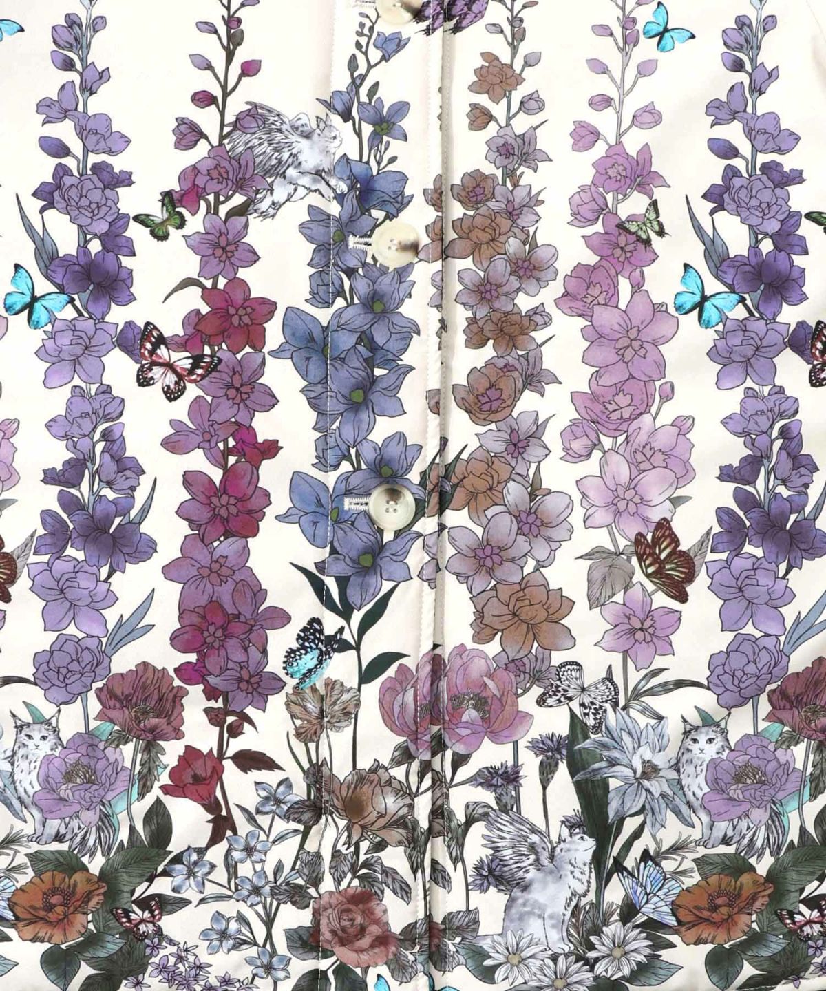 花柄orキルティング リバーシブルブルゾン-16