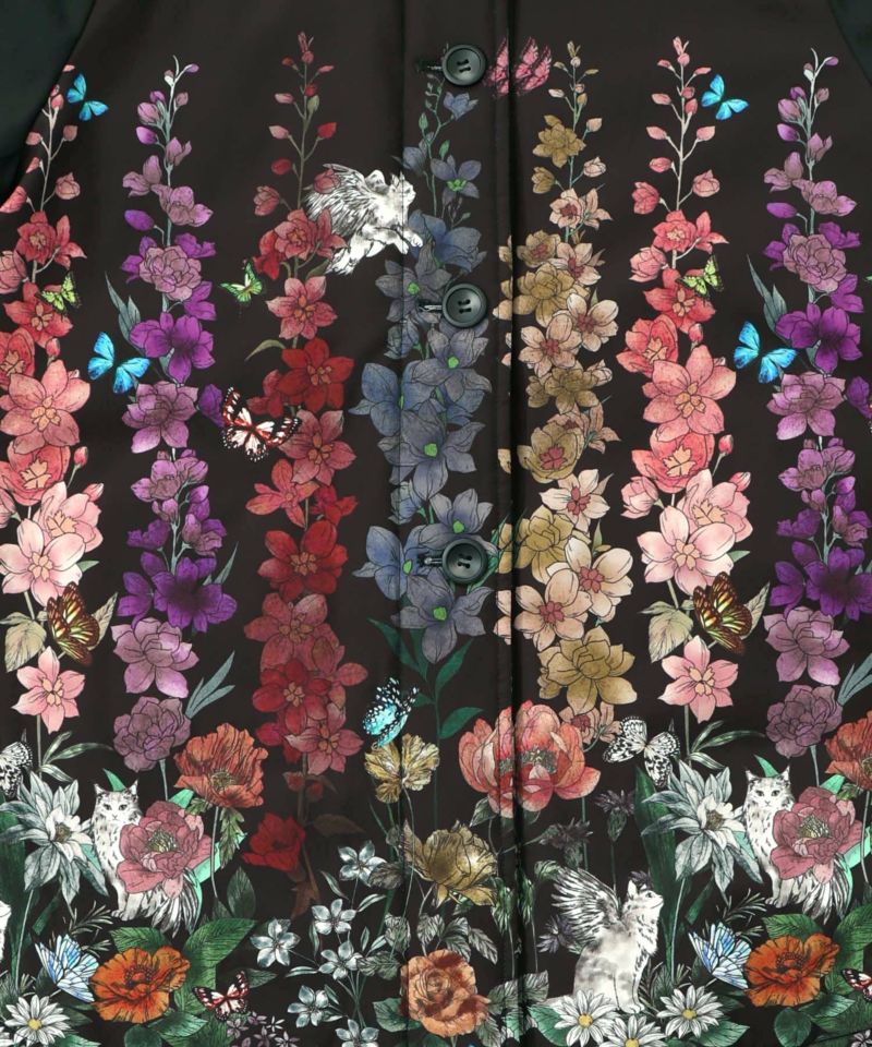 花柄orキルティング リバーシブルブルゾン-19