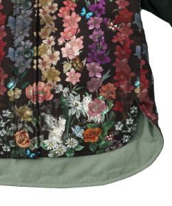 553290：花柄orキルティング リバーシブルブルゾンの通販-ScoLar