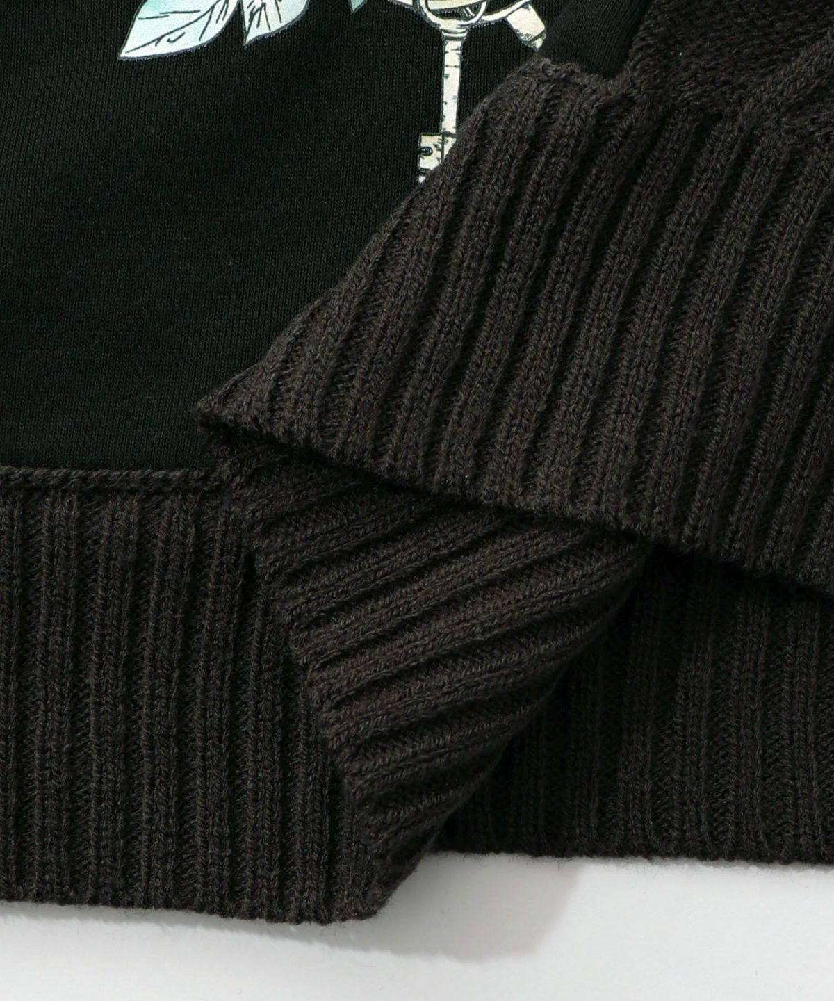 童話風プリント異素材切替プルオーバー-17