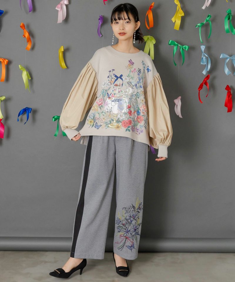 アフタヌーンティーパーティー柄プルオーバー-2