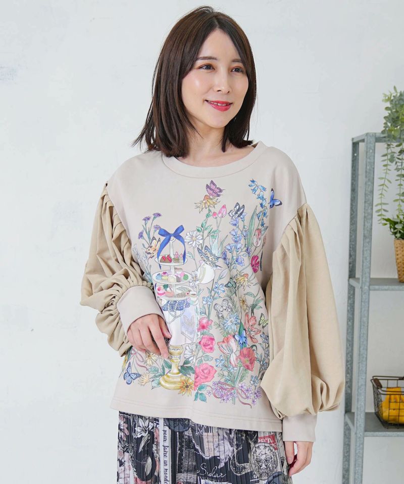 アフタヌーンティーパーティー柄プルオーバー-8