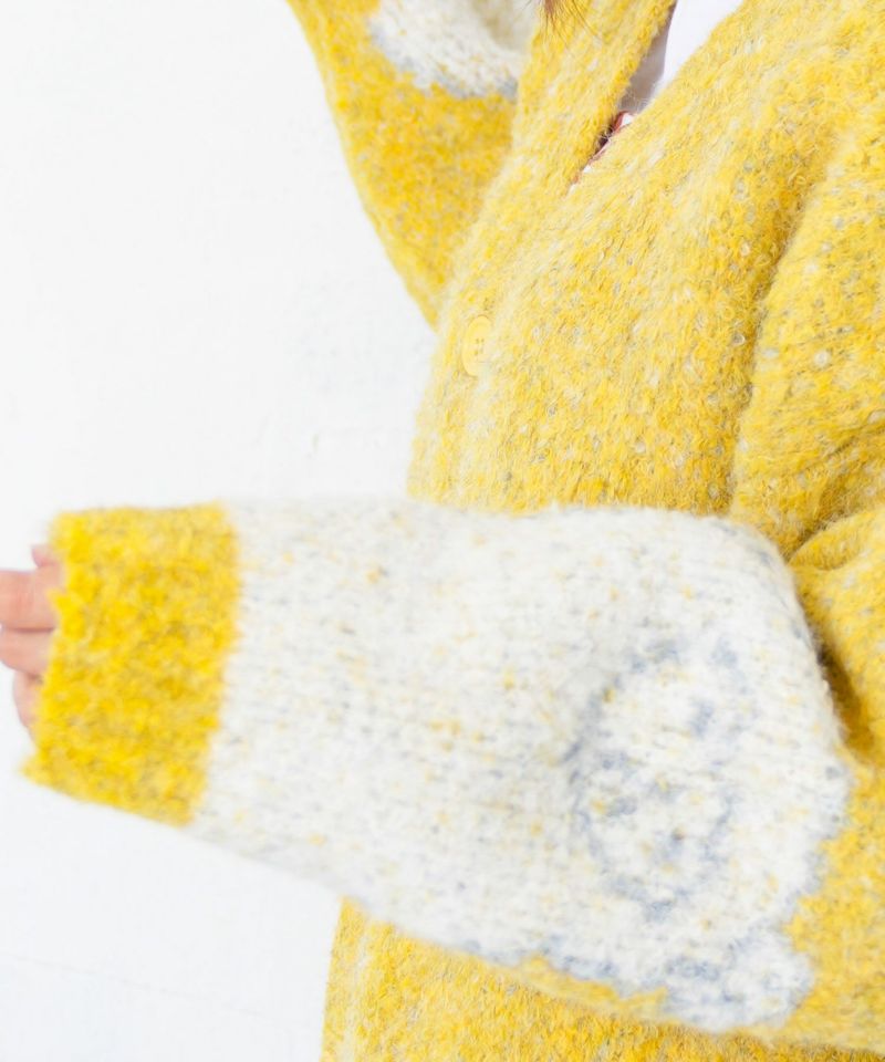 ひつじネコのシャギーニットカーディガン-6