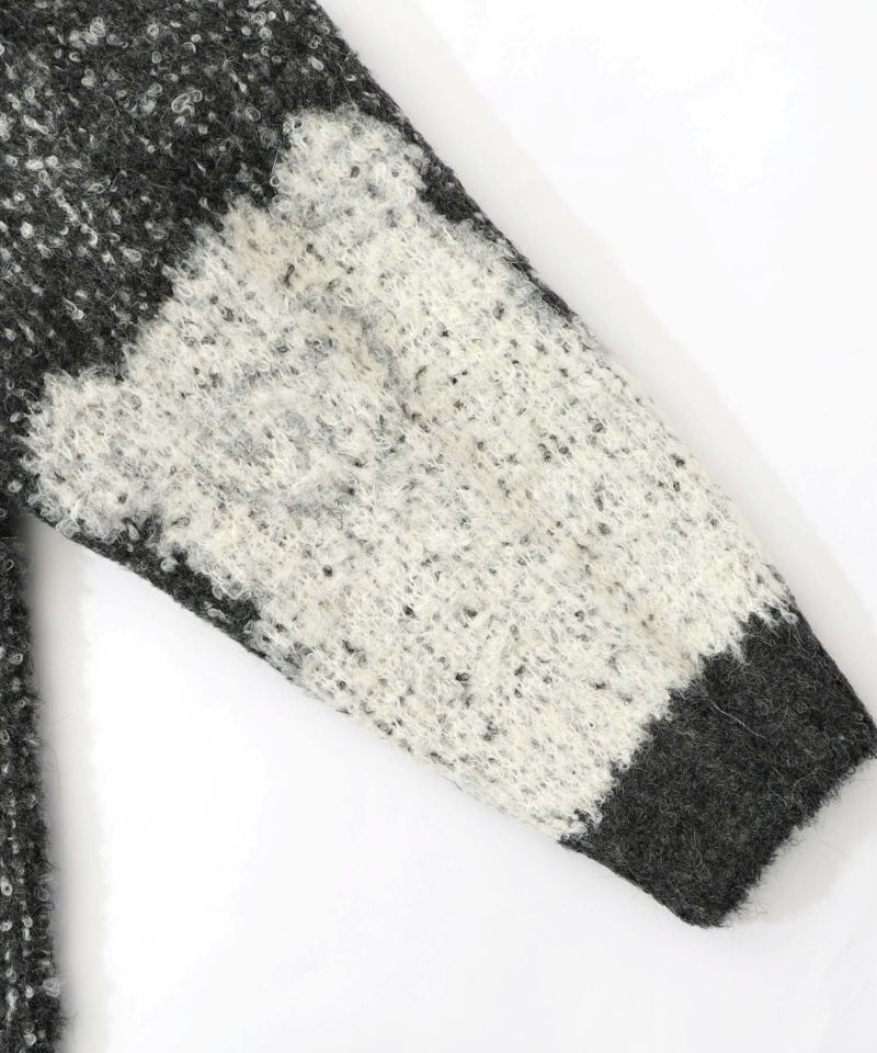 ひつじネコのシャギーニットカーディガン-15