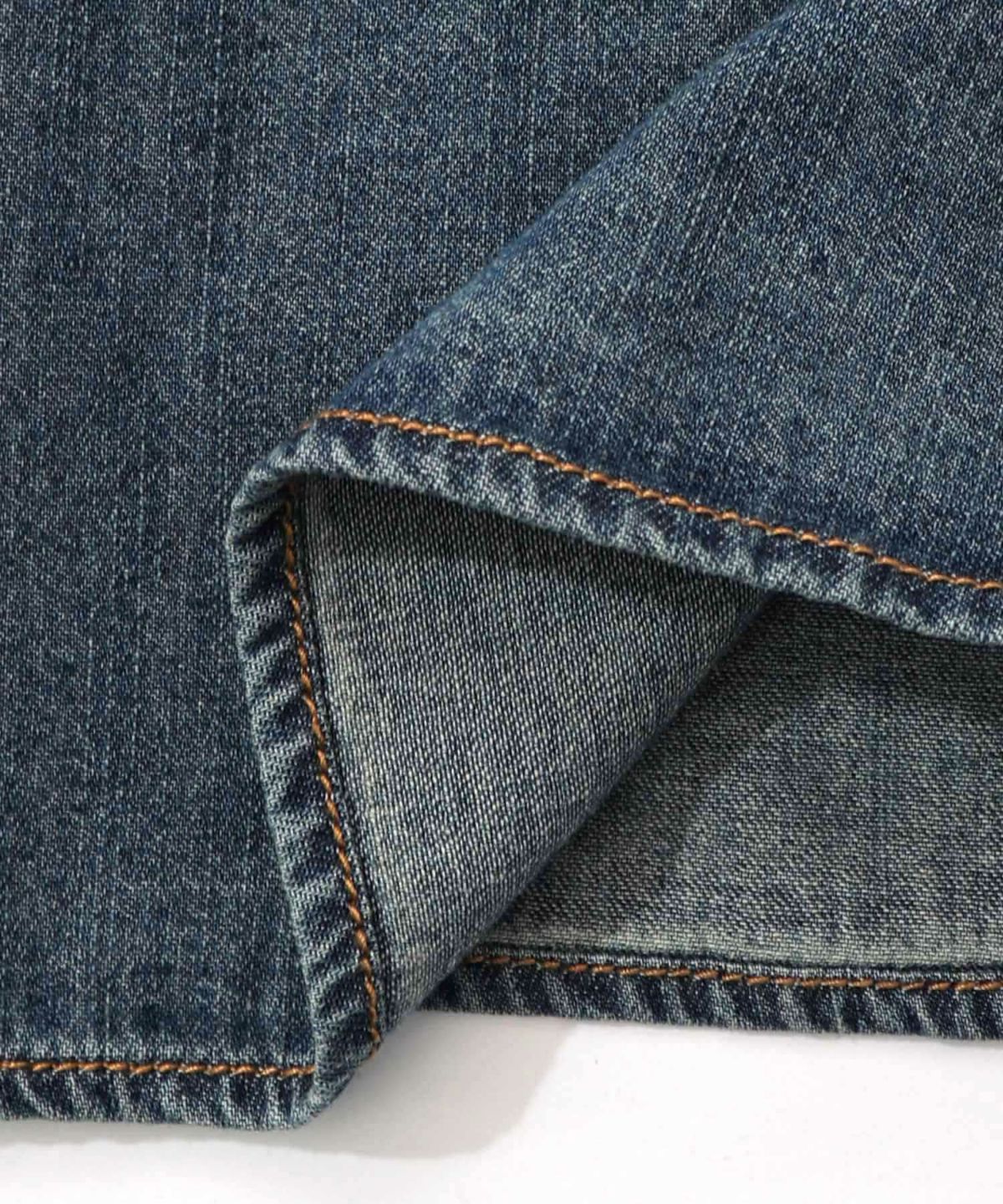 ラビルとネコのスノーメモリー刺繍デニムシャツ-28