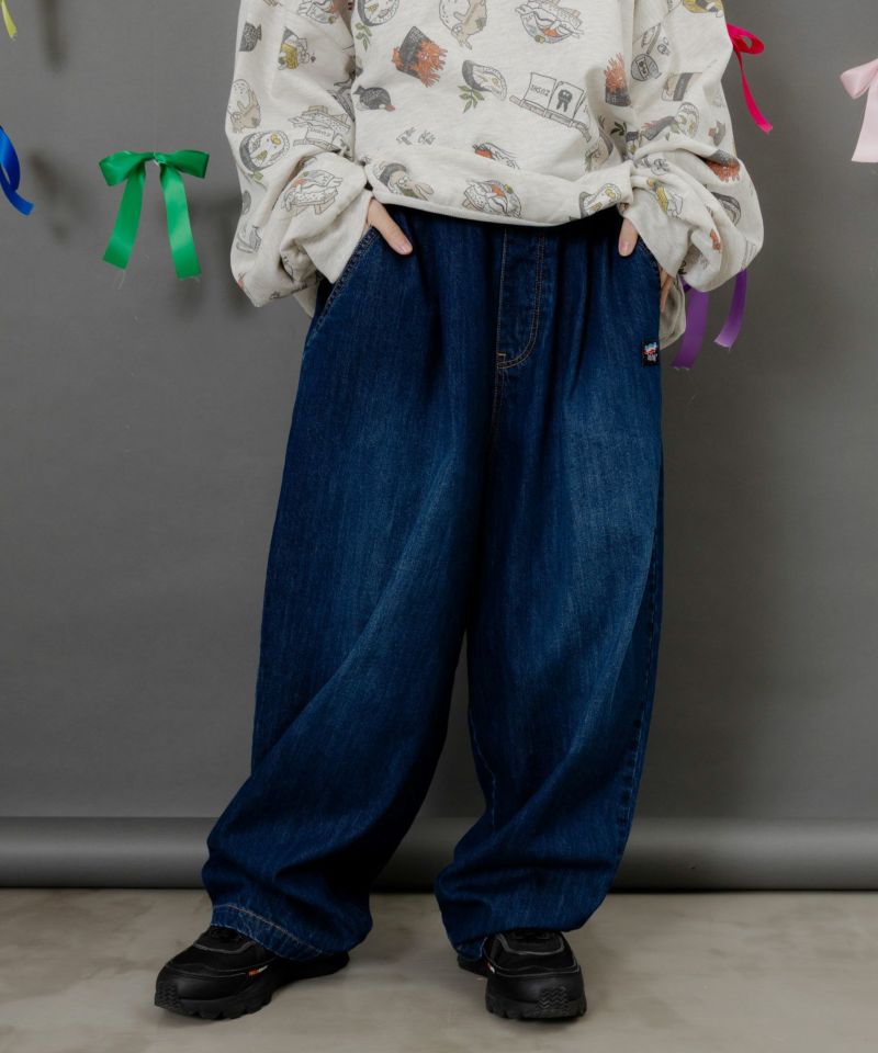 ポッケにパリティキャラクターズ 3素材パンツ-10