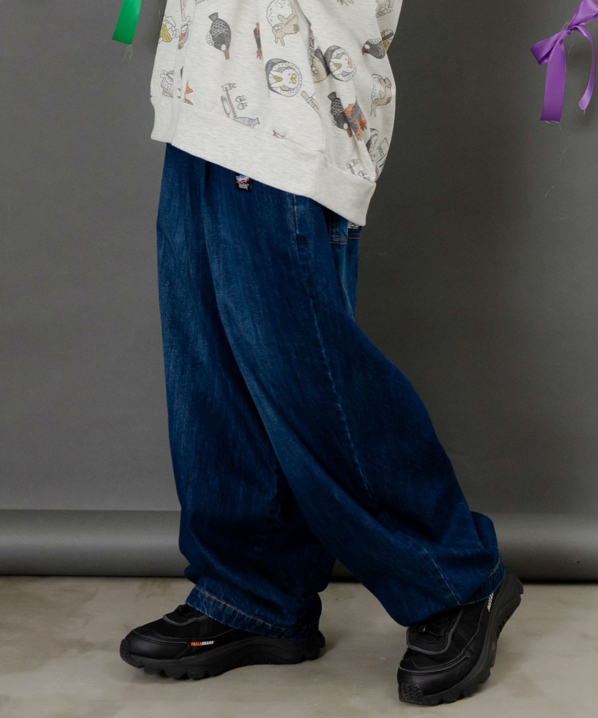 ポッケにパリティキャラクターズ 3素材パンツ-13