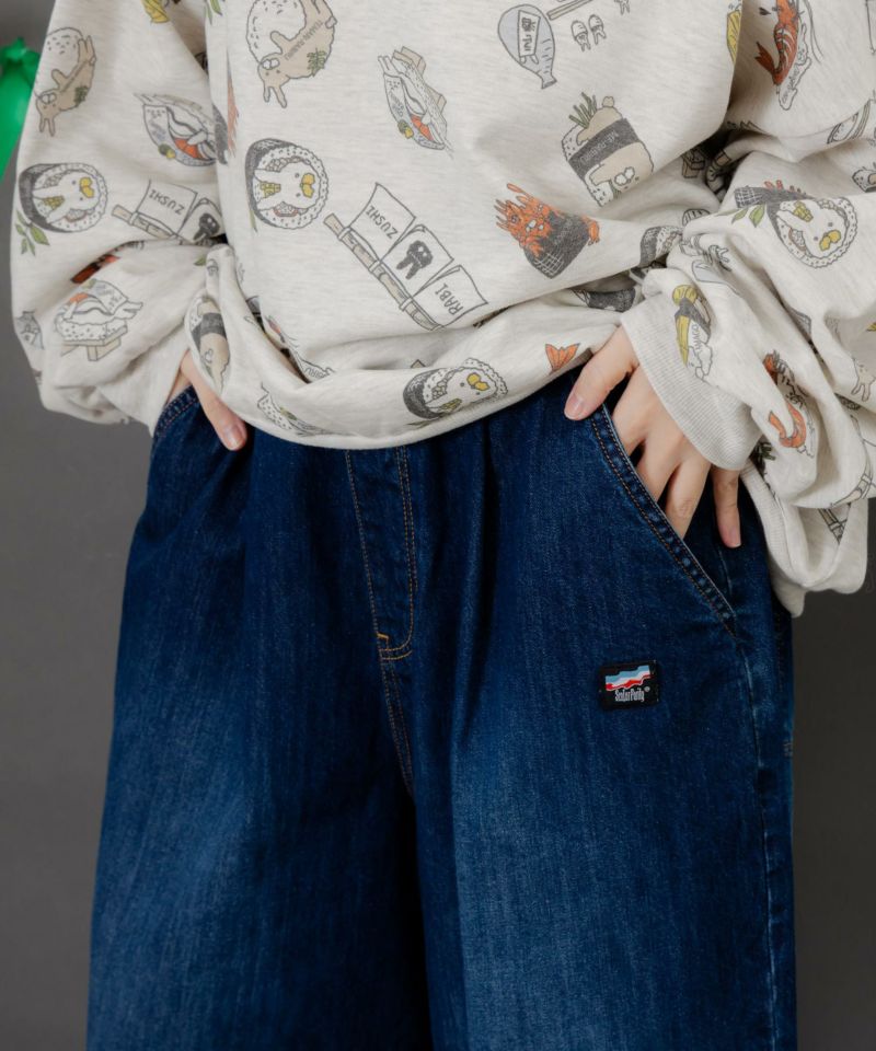 ポッケにパリティキャラクターズ 3素材パンツ-14