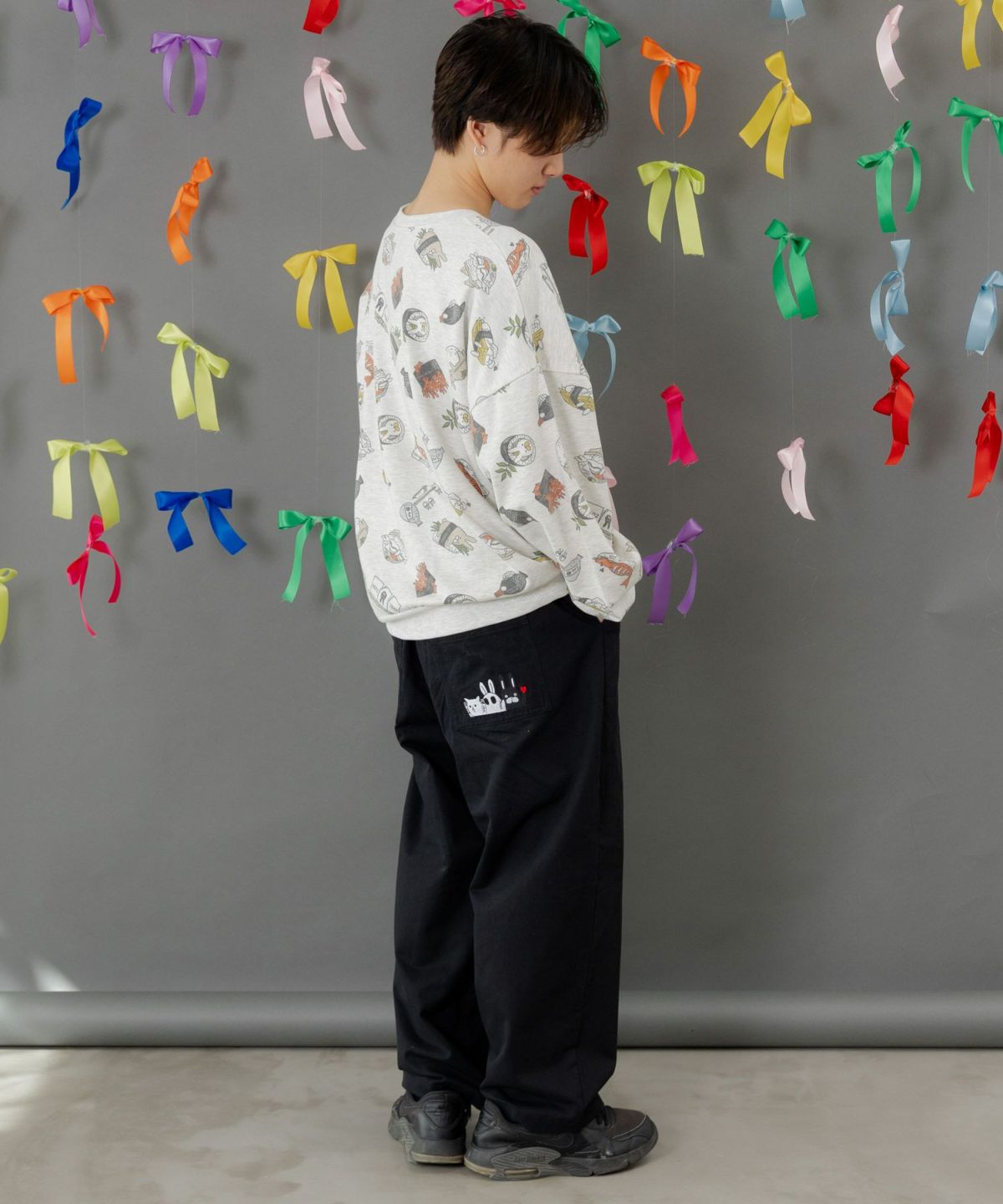 ポッケにパリティキャラクターズ 3素材パンツ-21