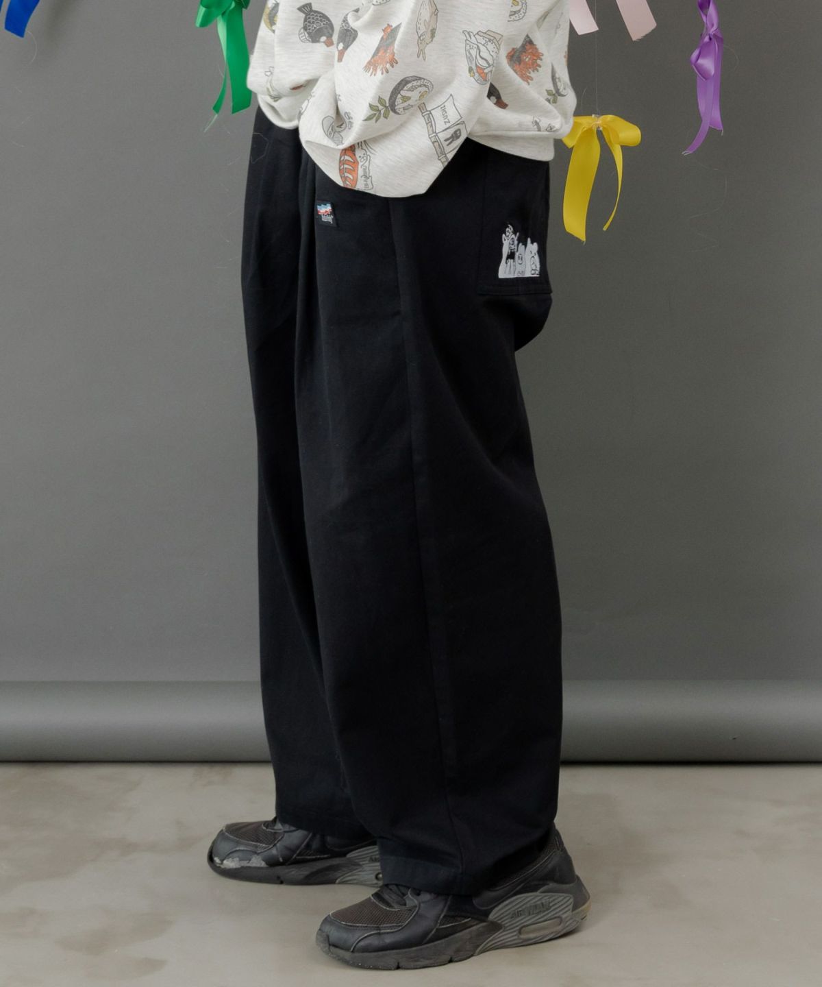 ポッケにパリティキャラクターズ 3素材パンツ-22