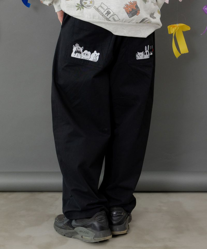 ポッケにパリティキャラクターズ 3素材パンツ-23