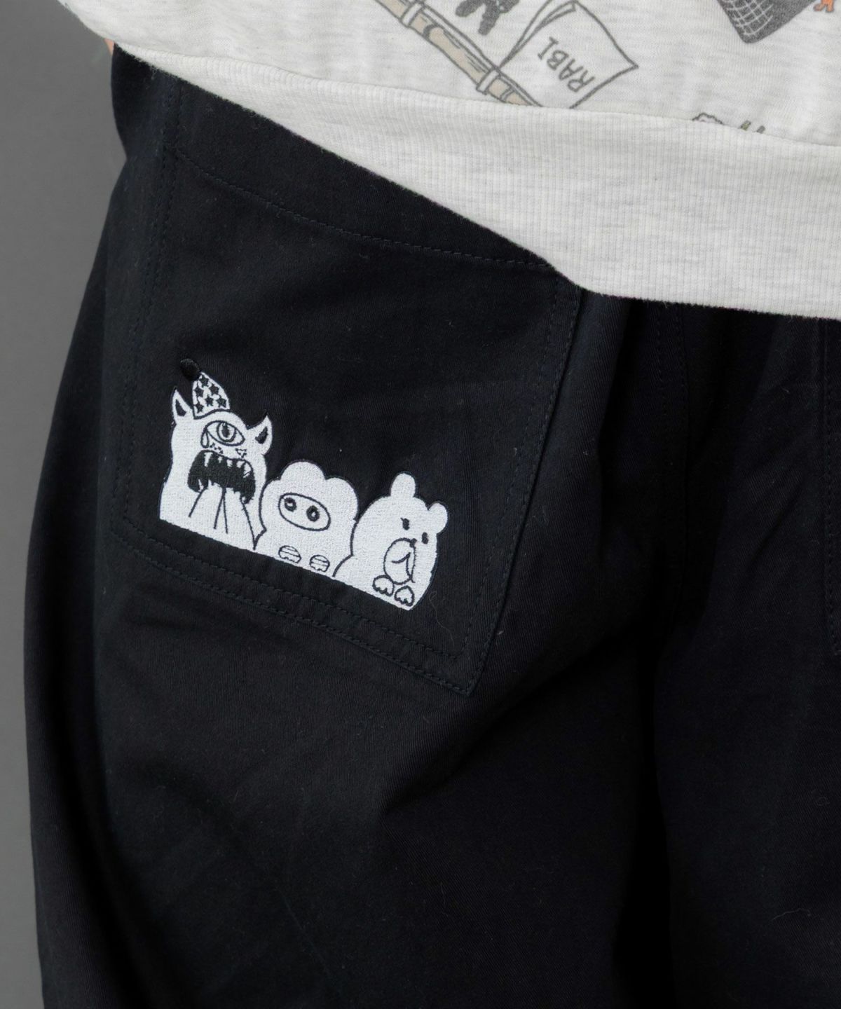 ポッケにパリティキャラクターズ 3素材パンツ-25