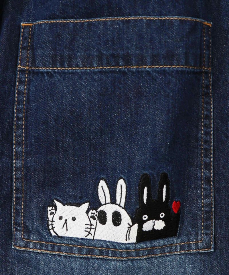 ポッケにパリティキャラクターズ 3素材パンツ-35